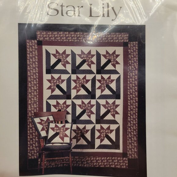 Thimbleberries Star Lily Quilt Pattern Single Pattern - Picture 1 of 4